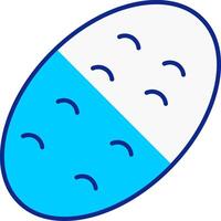 potato Blue Filled Icon vector