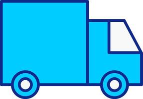 Vehicle Blue Filled Icon vector