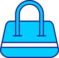 Purse Blue Filled Icon vector