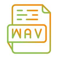 wav vector icono