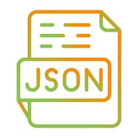 json vector icono