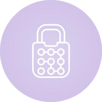 Pattern Lock Vector Icon