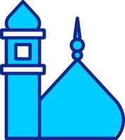 Medina Sherif Blue Filled Icon vector