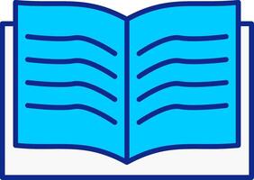 Quran Blue Filled Icon vector