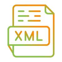 XML Vector Icon