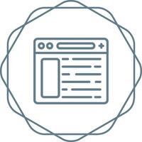 Browser Vector Icon