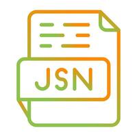 JSON Vector Icon