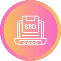 Solid State Drive Vector Icon