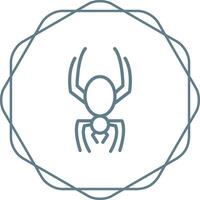 icono de vector de araña