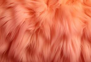 AI generated fox fur background texture peach yellow, pink and pink photo