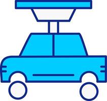 Car Repair Blue Filled Icon vector