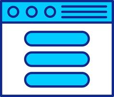 Process Blue Filled Icon vector