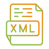 XML Vector Icon