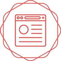 Browser Vector Icon