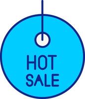 Hot offer Blue Filled Icon vector