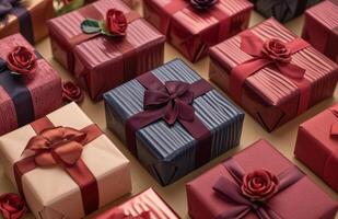 AI generated valentine day presents 4 more than wine photo