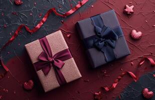 AI generated valentine day presents 4 more than wine photo