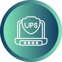 UPS Vector Icon