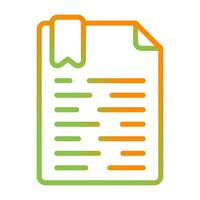 Document Vector Icon