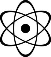 Black and White Vector Featuring React and Atom Logos and Vectors