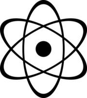 Black and White Vector Featuring React and Atom Logos and Vectors