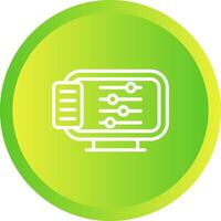 Desktop Computer Vector Icon