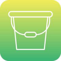 Water Bucket Vector Icon