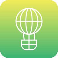 Hot Air Balloon Vector Icon