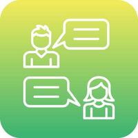 Conversation Vector Icon