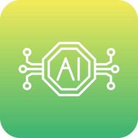 Artificial Intelligence Vector Icon