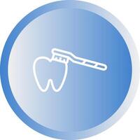 cepillado dientes vector icono