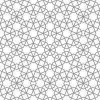 Seamless abstract geometric pattern in Islamic style vector