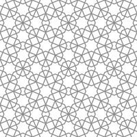 Seamless abstract geometric pattern in Islamic style vector