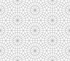Seamless abstract geometric pattern in Islamic style vector
