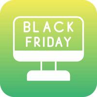 Black Friday Vector Icon