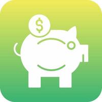 Piggy Bank Vector Icon