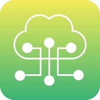 Cloud Configuration Vector Icon