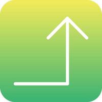 Turn Up Vector Icon