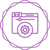 Hosting Control Panel Vector Icon