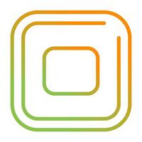 Stop Square Vector Icon