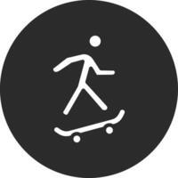 Skateboarding Vector Icon