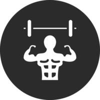 Weight Lifting Person Vector Icon