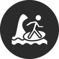 icono de vector de surf