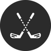 Golf Sticks Vector Icon