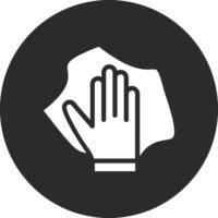 Wipe with Hand Vector Icon