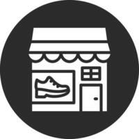 zapato tienda vector icono