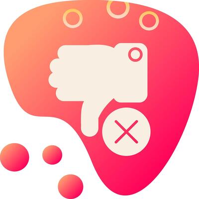 Dislike Vector Icon