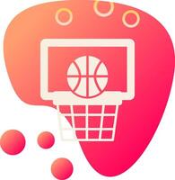 icono de vector de baloncesto