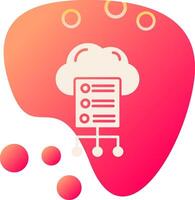 Cloud Server Vector Icon