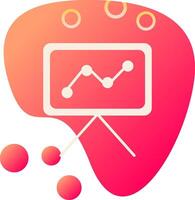 Line Chart Vector Icon